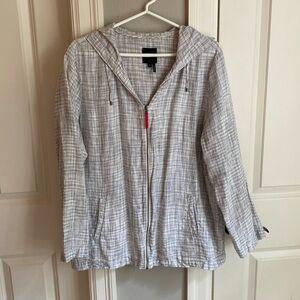 Nic & Zoe Zip-Up Jacket with Pockets - XL - $175 MSRP